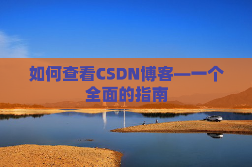 如何查看CSDN博客—一个全面的指南